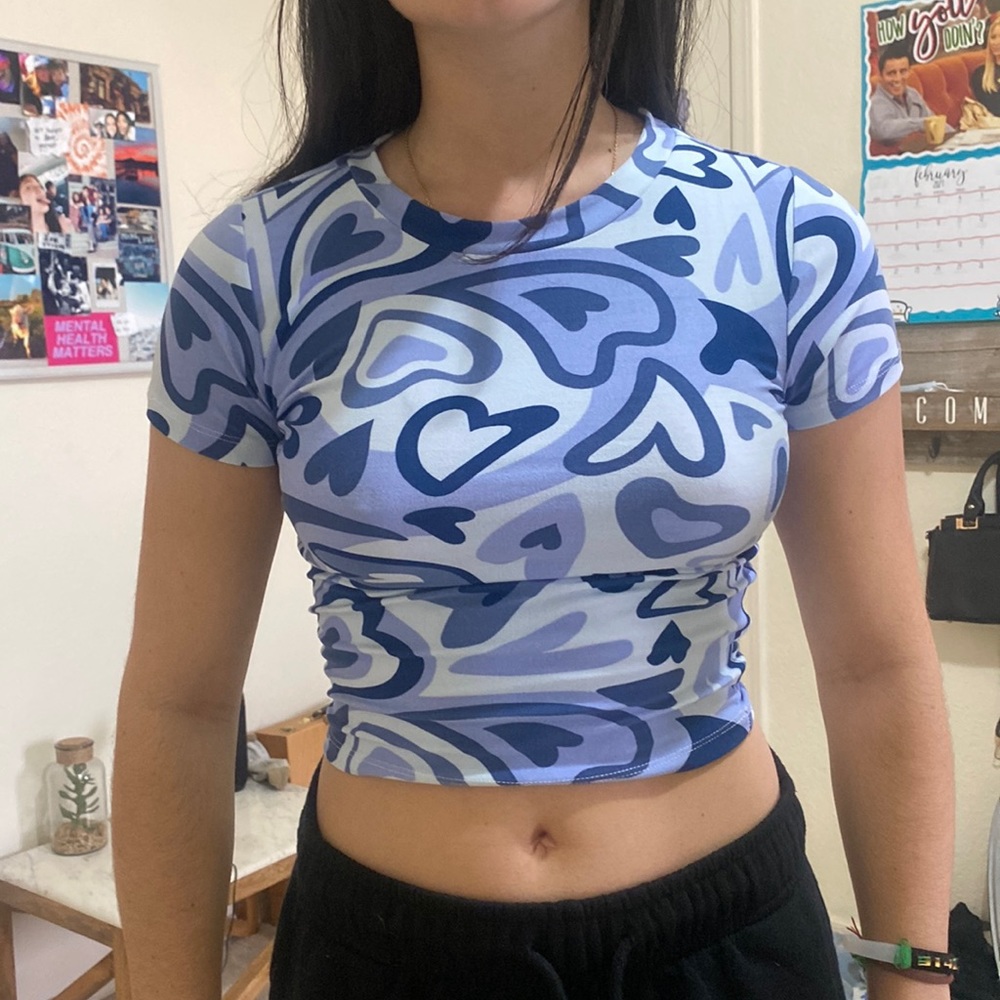 heart crop top